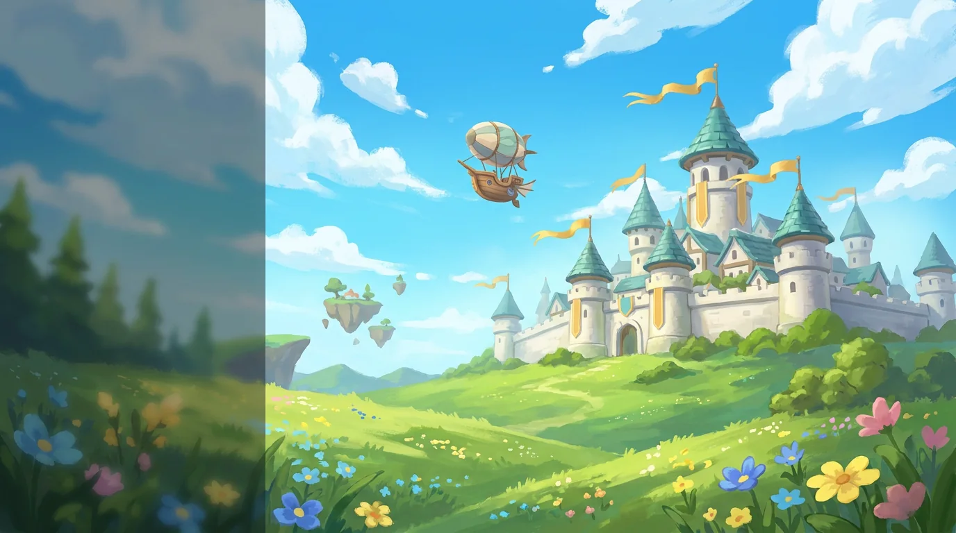 Title screen painting